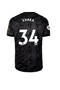 Arsenal Granit Xhaka #34 Fotballdrakt Borte Klær 2022-23 Korte ermer